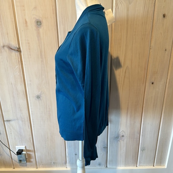 Blue J.Crew Caryn cardigan NWT - Picture 2 of 3